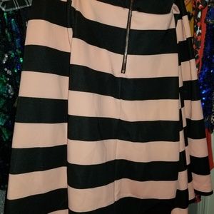 Ashley Nell Tipton striped circle skirt